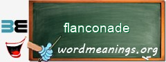 WordMeaning blackboard for flanconade